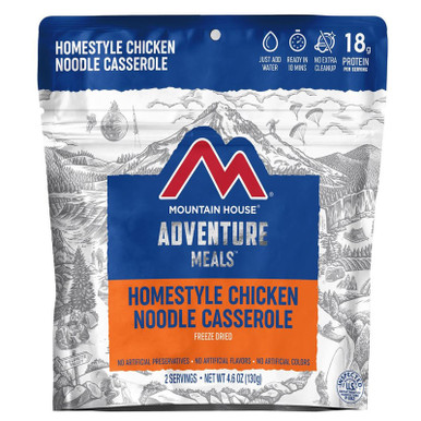 Mountain House Homestyle Chicken Noodle Casserole Freeze Dried Food 2 Serving
