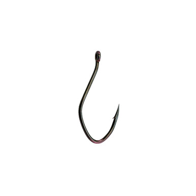 BK91VP BOSS KAT BIG BOSS "J" HOOKS-VALUE PACK Black Nickel 6/0 VP