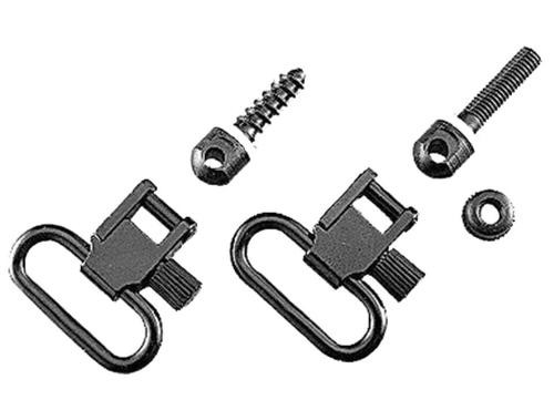 Uncle Mike's 1.25" Black Quick Detach Sling Swivels 115 RGS