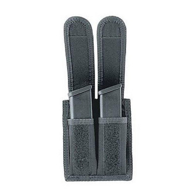 Uncle Mike's Universal Double Mag Pouch Nylon Cordura Black 88291
