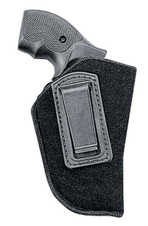Uncle Mike's Sidekick Inside-the-Pants Holster 36, 2" Sm Frame 5rd Rev., Hammer Spur, Black, Right Hand