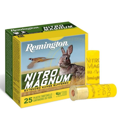 Remington Nitro Magnum 20 Gauge 4 Shot Size 25 Rounds