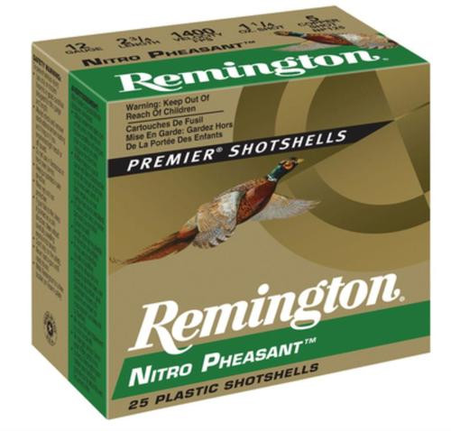 Remington Nitro Pheasant 12 Ga, 2.75 Inch, 1300 FPS, 1.375 Ounce, 4 Shot, 25rd Box