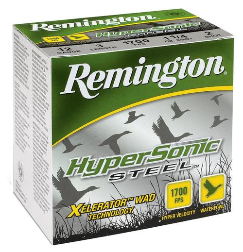 Remington HyperSonic Steel 20 Ga, 3 7/8oz, 2 Shot, 25rd/Box