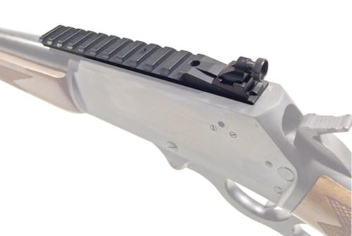 Williams Gun Sight Ace In The Hole Scope Rail With Built In Aperture Sight and Fiber Optic Front Sight Ruger 10/22