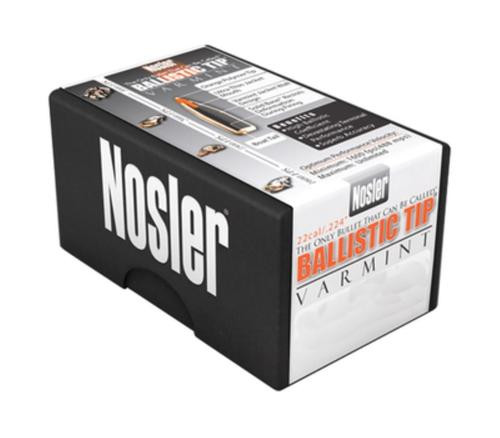 Nosler Ballistic Tip .22 Caliber 55gr, 250/Box,NOT AMMO THESE ARE RELOADING BULLETS
