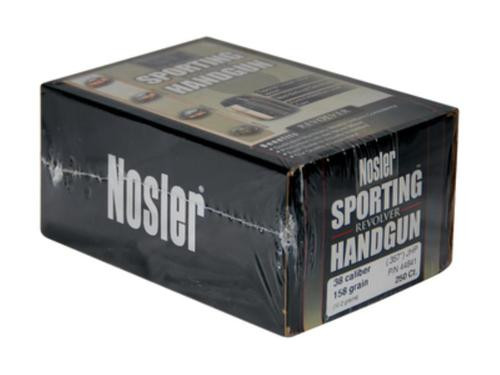 Nosler Sporting Handgun Revolver JHP 38 Caliber .357 158gr, 250 Per Box,NOT AMMO THESE ARE RELOADING BULLETS
