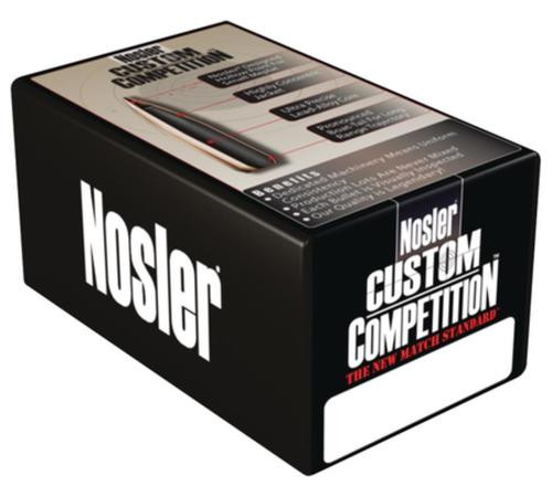 Nosler Custom Competition Hollow Point .30 Caliber .308 155gr, 250/Box,NOT AMMO THESE ARE RELOADING BULLETS