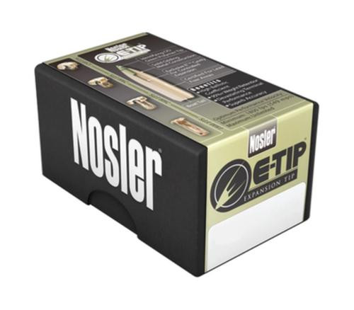 Nosler E-Tip Bullets .277 Diameter 130 Grain,NOT AMMO THESE ARE RELOADING BULLETS