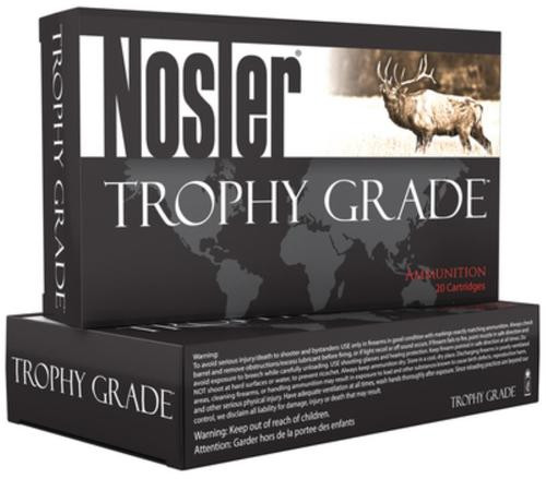 Nosler Trophy Grade .280 Rem Ackley Improved, 160gr, Partition, 20rd Box
