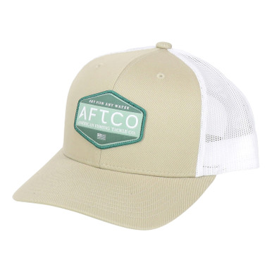 AFTCO Transfer Trucker Hat Khaki