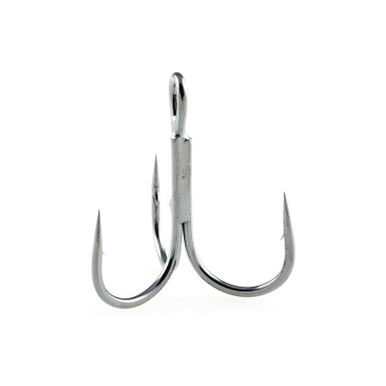 Owner 5836-091 Stinger-36 Treble Fishing Hook, Black Chrome, Small Black 2