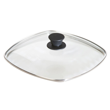 LODGE 10.5" SQUARE GLASS LID