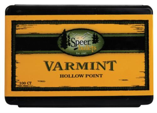 Speer Rifle Bullets Varmint .22 Caliber .224 55 Gr, Spitzer, Soft Point, 100/Box,NOT AMMO THESE ARE RELOADING BULLETS
