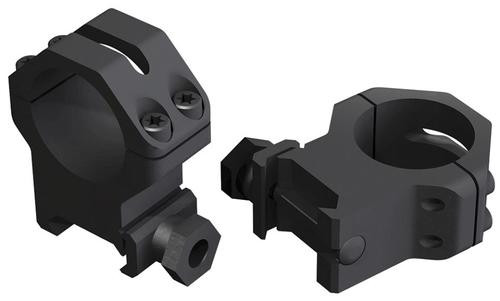 Weaver 4 Hole Tactical, 1" Extra High Rings, Picatinny, Matte Finish, Black