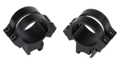 Weaver Quad Lock, Tip Off .22, 1" Extra Extra High Rings, Fits 3/8" Dovetail, Matte Finish, Black