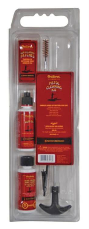 Outers Pistol Cleaning Kit .22 Caliber, Clamshell
