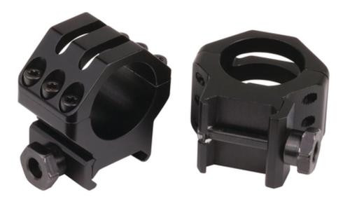 Weaver 6-Hole Tactical Picatinny Ring High Matte Black 30mm