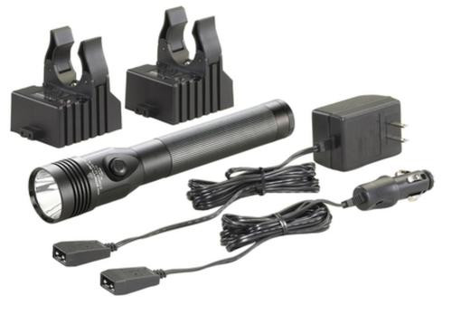Streamlight Stinger DS LED HL Dual Switch Rechargeable Flashlight With Two AC/DC Holders