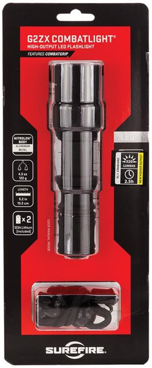 Surefire G2ZX CombatLight 6V 320 Lumens LED Black Polymer
