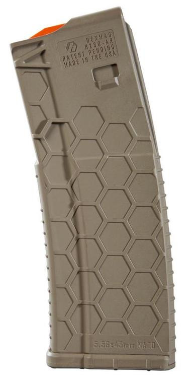 Hexmag AR-15 Magazine, 30rd, Flat Dark Earth