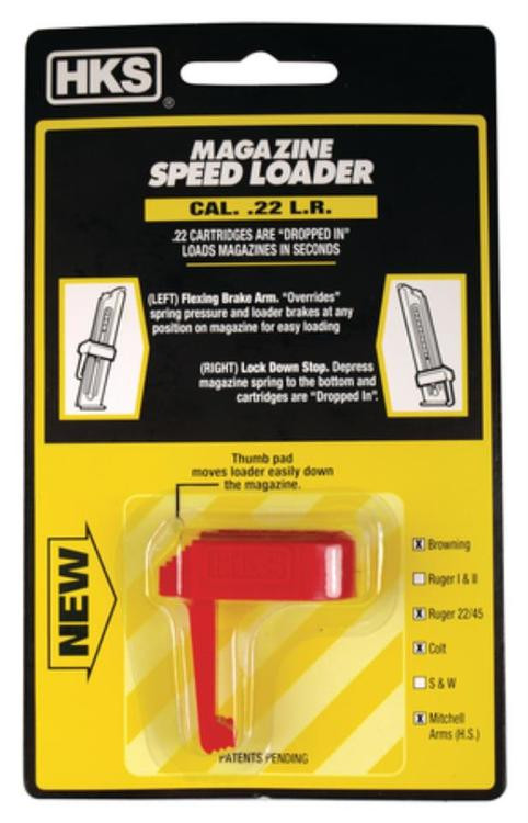 HKS S&W 41, 422, 622, 2213, 2214 22 LR Mag Loader Black