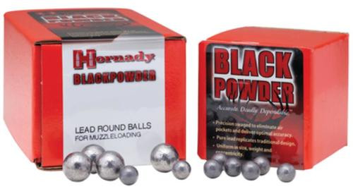 Hornady Lead Balls .50 Black Powder Lead Balls 175gr, 100/Pack, NOT AMMO THESE ARE RELOADING BULLETS