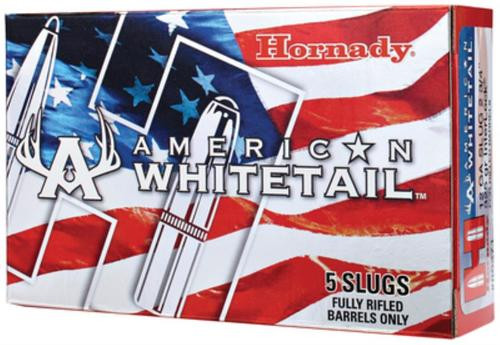 Hornady American Whitetail Slug 12 Ga 325gr, 2.75", InterLock, 5rd Box