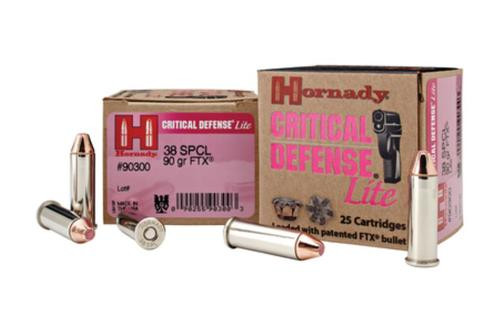 Hornady CD Lite .38 Special 90gr, FTX, 25rd Box