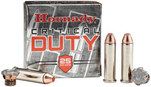 Hornady Critical Duty, .357 Mag, 135 Gr, Hollow Point Polymer Tip, 25rd Box BRASS CASE