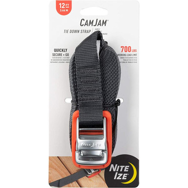 Nite Ize CJWR12-09-R6 CamJam Tie Down Strap, Orange