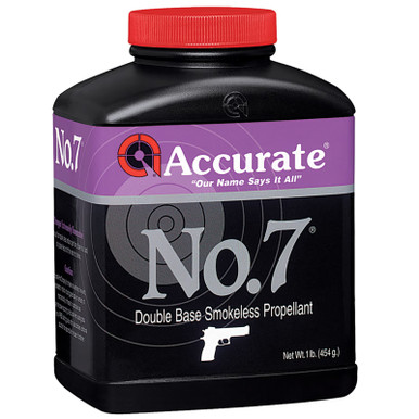 ACCURATE NO.7 1LB CAN SMOKELESS POWDER.