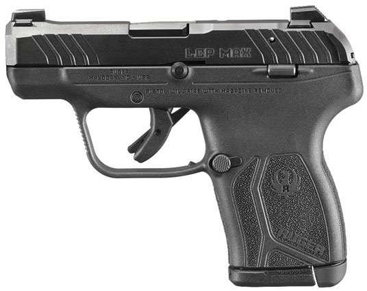 Ruger LCP Max Pistol 13716, 380 ACP, 2.8", Black Polymer Grips, 10 Rds