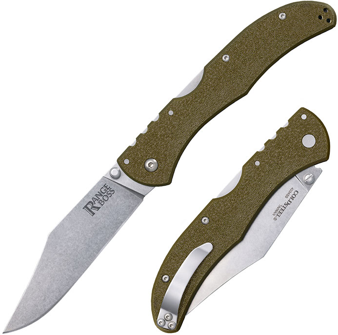 Cold Steel Ranger Boss Folding Knive, OD Green (20KR7)