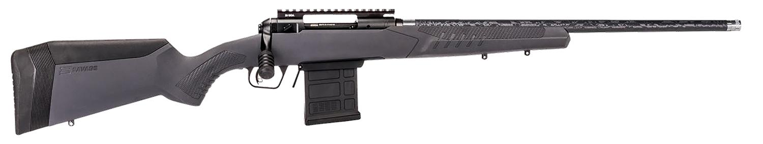 Savage Arms Carbon Tactical Bolt Action Rifle 57939, 6.5 Creedmoor, 22", Gray AccuStock w/ AccuFit, 10 Rds