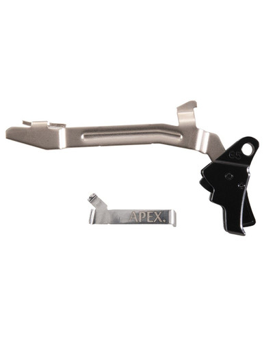 Apex Tactical Action Enhancement Trigger Kit for Standard Frame Gen 5 Glocks - Black / Black Safety, Includes Apex Performance Connector