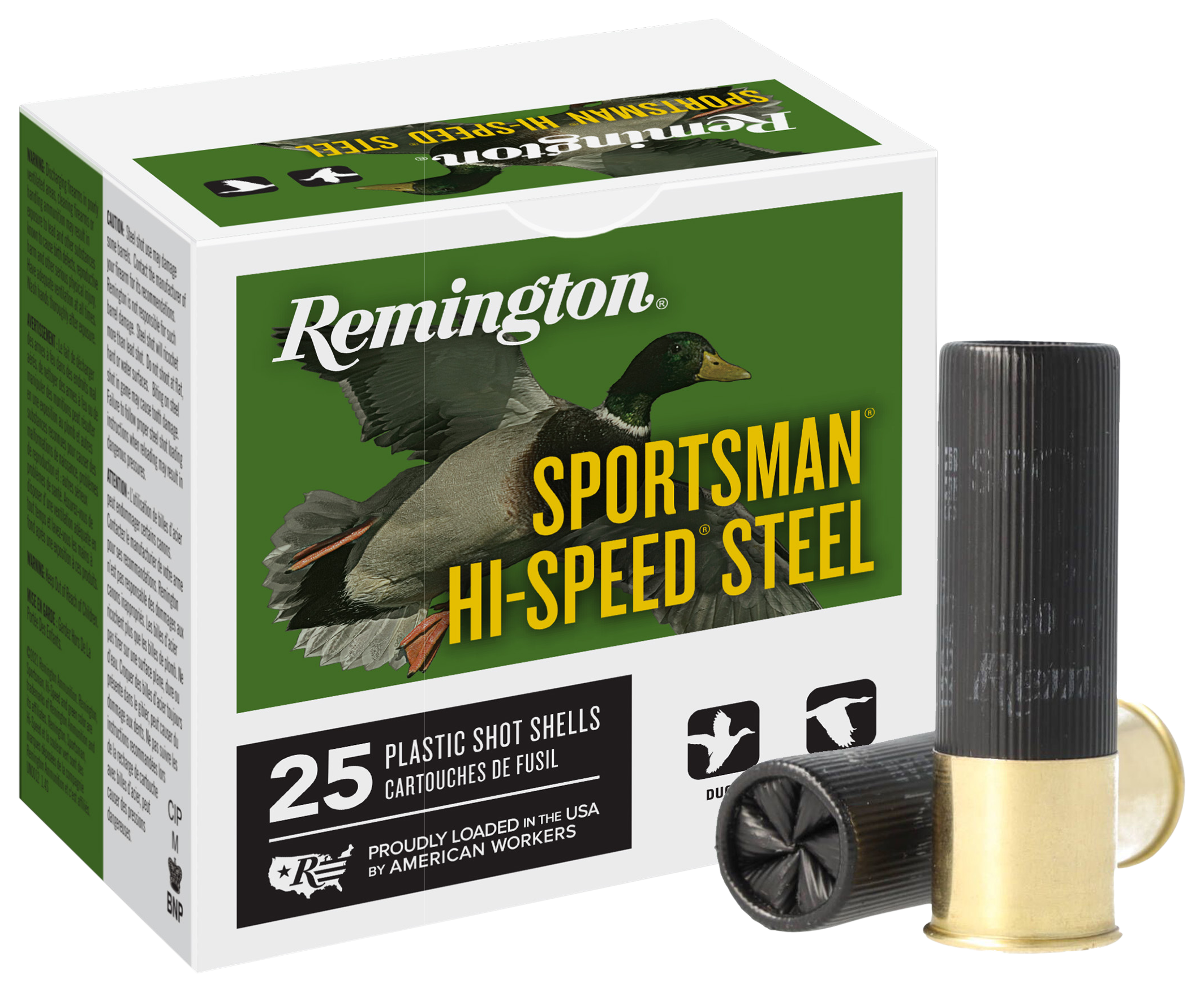 Remington Ammunition Sportsman Hi-Speed Steel 12 Gauge 3" 1-1/8 oz #4 Shot - Box or Case