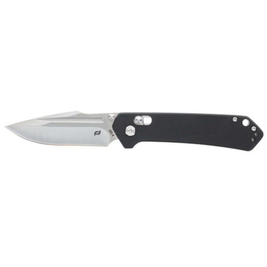 Schrade Delta Class Divergent Folding Knife 3.06" AUS-8 Satin Harpoon Point, Black G10 Handles - 1182620