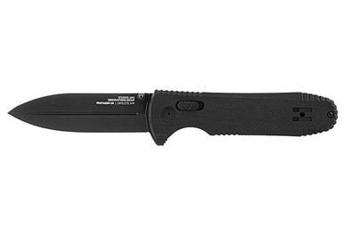 SOG Knives Pentagon XR - Blackout - 3.66" CTS-XHP Black TiNi Plain Blade, Black G10 Handles - XR Lock