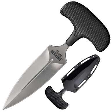 Cold Steel Safe Maker I Push Dagger - 4.5" AUS-8 Blade, Kray-Ex Handle, Secure-Ex Sheath