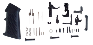 LBE Unlimited AR15LPK Mil-Spec AR-15 Lower Parts Kit - With Pistol Grip and Trigger Guard