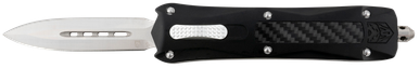 CobraTec Knives Queen Cobra Dagger OTF - 3.13" Dagger D2 Blade, 6061 T6 Aluminum Handles