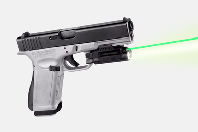 LaserMax Spartan Green Laser/Light Combo - Fits Picatinny, Black Finish, Adjustable Fit, with Battery