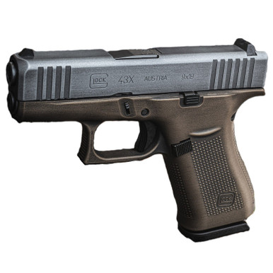Glock 43X Bronze / Silver 9Mm 3.4" Barrel 10-Rnd