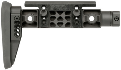 Midwest Industries Alpha Series Fixed Beam AK47 Stock - Fits AK47 and Other Firearms that Include a 1913 Stock Adapter, Black