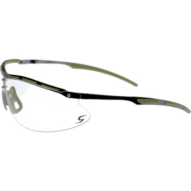 Radians CSB101 Ballistic Rated Shooting Glasses Metal Amber