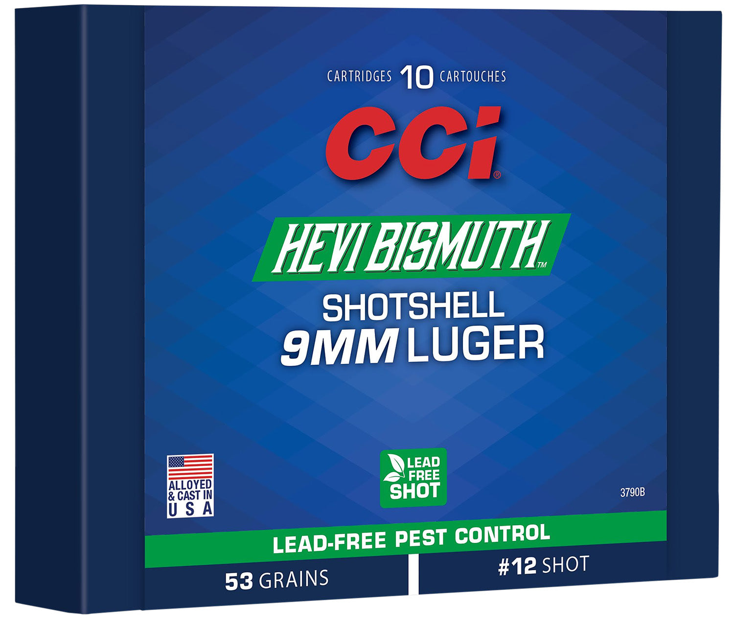 CCI 9mm Luger / Parabellum Pest Control HEVI-Bismuth #11 Shot Size 53 grain Shotshell ammunition 950 FPS