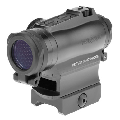 Holosun HE515GM-GR Elite | 65 MOA Circle / 2 MOA Dot Reticle- Green LED Dot