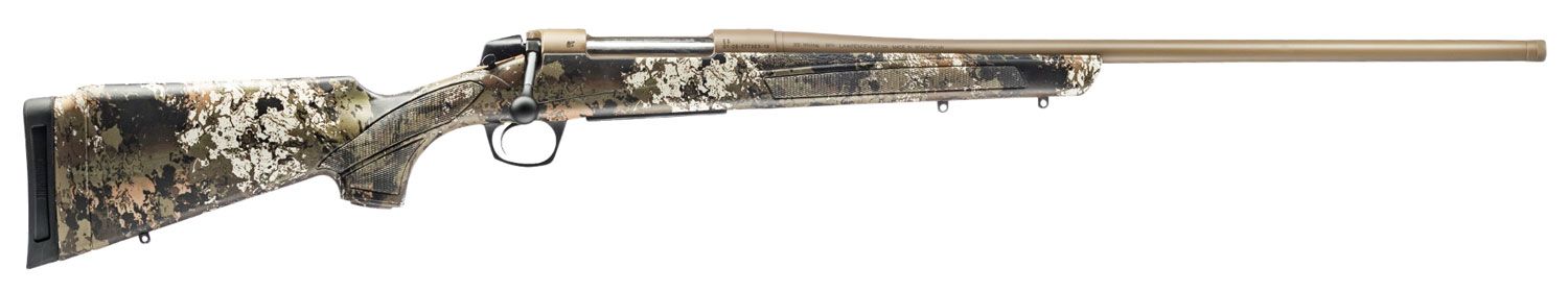 CVA Cascade Bolt Action Rifle CR3908C, 22-250 Rem, 22", Fiberglass Camo Stock, Tan Cerakote Finish, 4 Rds