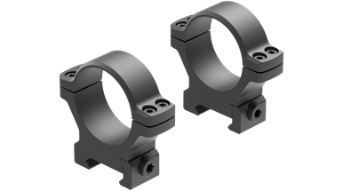 Leupold 175122 BackCountry Cross-Slot Scope Ring Set - 34mm Tube Diameter, HIgh Height, Matte Black Aluminum
